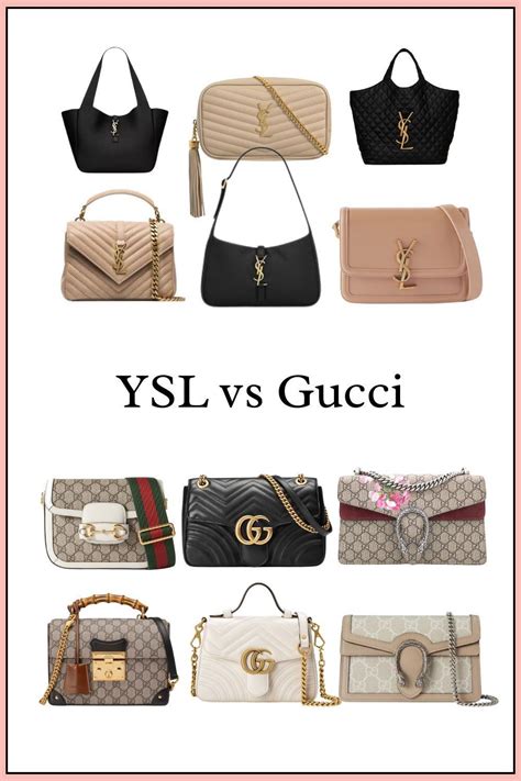 gucci or saint laurent bag|ysl vs Gucci tote.